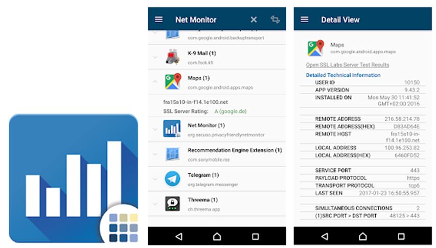 [APP ANDROID] Net Monitor : afficher toutes les connexions établies par les applications sur Internet Net_mo10