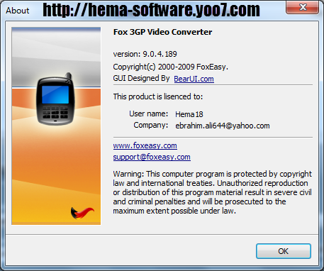 تحميل برنامج Fox 3GP Video Converter 9.0.4.189 كامل  1013