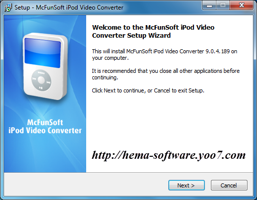 تحميل برنامج 9.0.1.189 McFunSoft iPod Video Converter  كامل 118