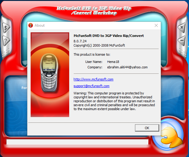 تحميل برنامج McFunSoft DVD to 3GP Video Rip Convert Workshop 8.0.7.24 كامل Untitl10