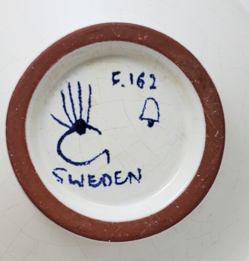 Small Hand Painted Vase Swedish - Stig Lindberg 20210812