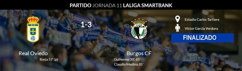 JORNADA 11 LIGA SAMARTBANK 2021/2022 REAL OVIEDO-BURGOS CF (POST OFICIAL) 011202