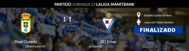 JORNADA 23 LIGA SAMARTBANK 2021/2022 REAL OVIEDO-SD EIBAR (POST OFICIAL) 011290