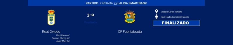 JORNADA 33 LIGA SAMARTBANK 2021/2022 REAL OVIEDO-CF FUENLABRADA (POST OFICIAL) 011357