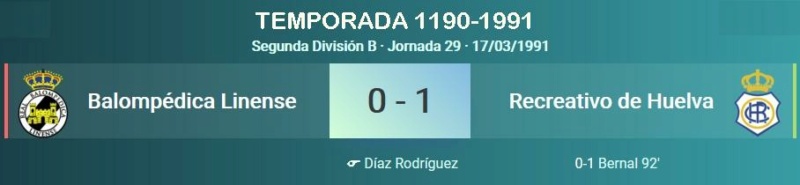 JORNADA 14ª  2ª B DIVISION GRUPO IV SUBGRUPO A TEMP.2020/2021 REAL BALOMPEDICA LINENSE-RECREATIVO DE HUELVA (POST OFICIAL) 01897