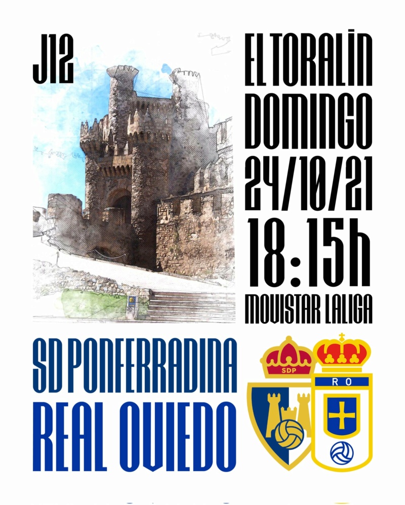 JORNADA 12 LIGA SAMARTBANK 2021/2022 SD PONFERRADINA-REAL OVIEDO (POST OFICIAL) 021104