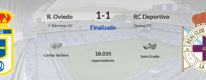 J.32 LIGA 123 TEMPORADA 2018/2019 REAL OVIEDO-RCD CORUÑA (POST OFICIAL) 0236