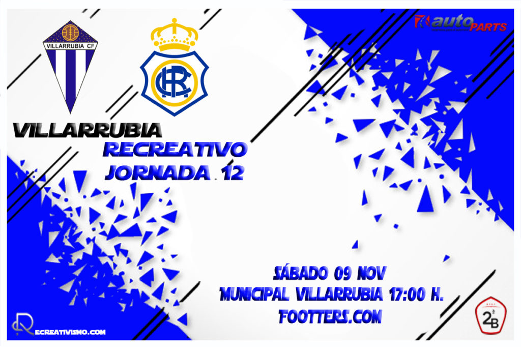 JORN.12 2ª DIV. B GR.IV TEMP.2019/2020 FORMAC VILLARRUBIA CF-RECRE (POST OFICIAL) 02413