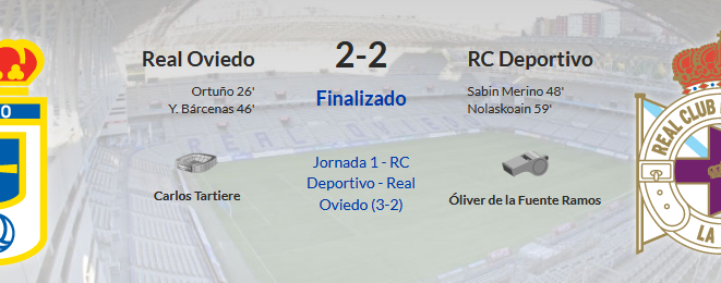 JORN.33ª LIGA SMARTBANK TEMP.2019/2020 REAL OVIEDO-DEPORTIVO DE LA CORUÑA (POST OFICIAL) 03110