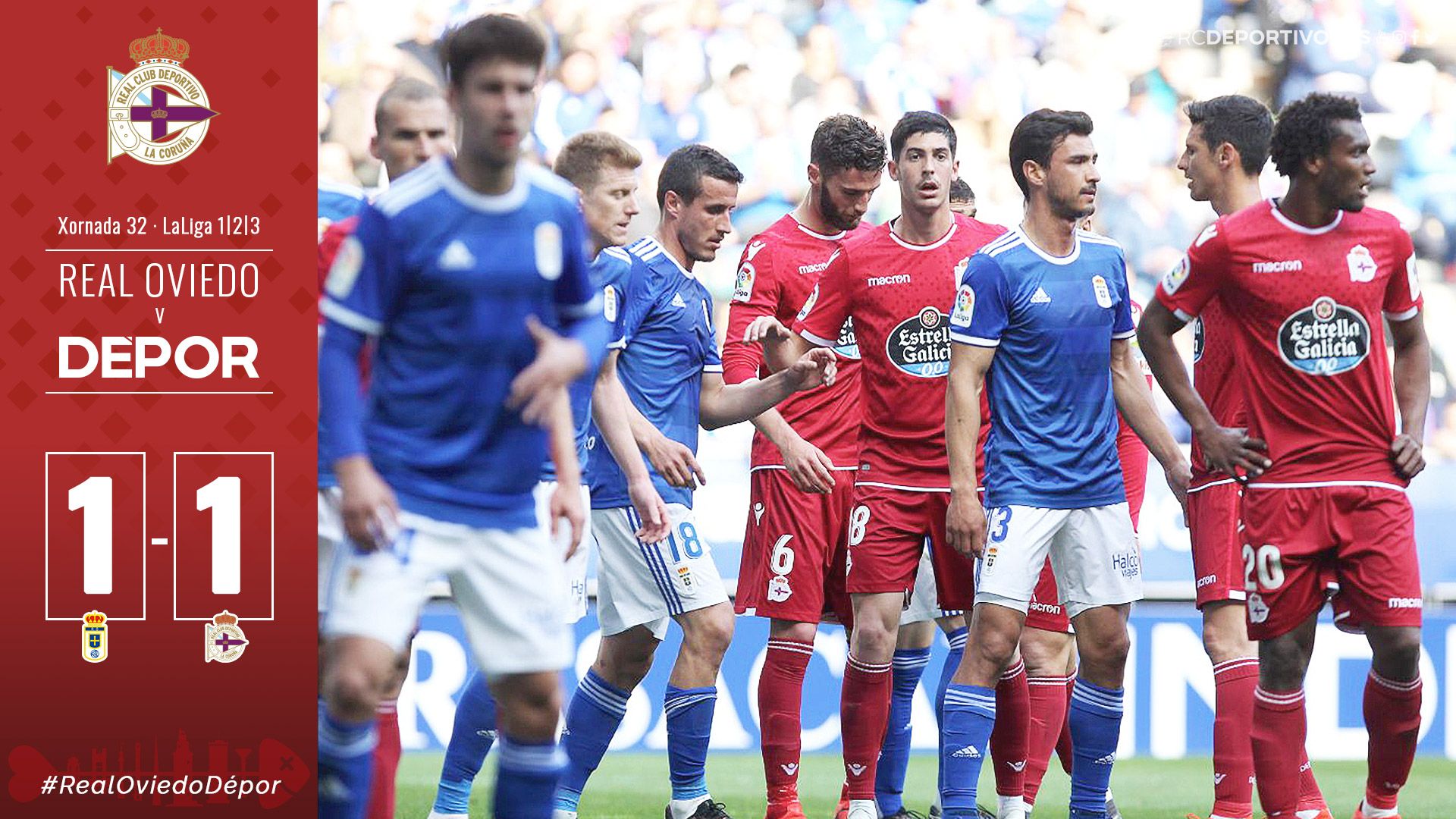 J.32 LIGA 123 TEMPORADA 2018/2019 REAL OVIEDO-RCD CORUÑA (POST OFICIAL) 03208