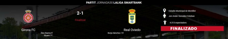 JORNADA 30 LIGA SAMARTBANK 2021/2022 GIRONA FC-REAL OVIEDO (POST OFICIAL) 041050