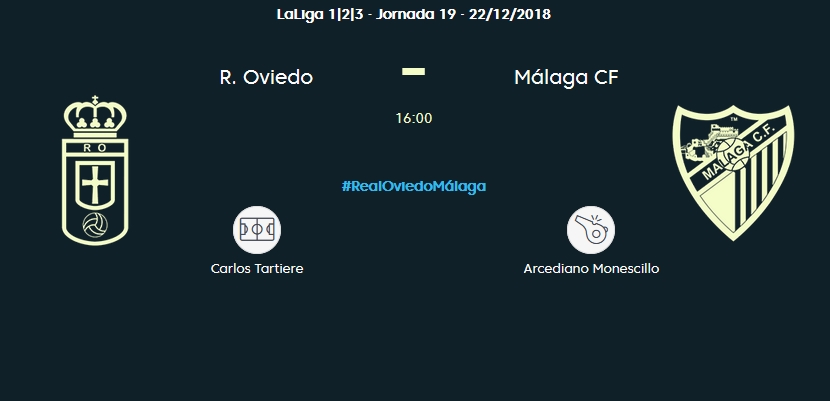 J.19 LIGA 123 TEMPORADA 2018/2019 R.OVIEDO-MALAGA CF (POST OFICIAL) 04121