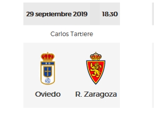 JORN.8 LIGA SMARTBANK TEMP.2019/2020 REAL OVIEDO-REAL ZARAGOZA (POST OFICIAL) 04329