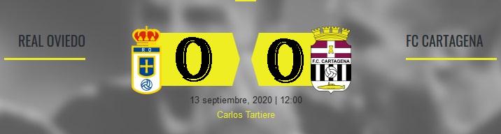 JORN.1 LIGA SMARTBANK 2020/2021 REAL OVIEDO-FC CARTAGENA (POST OFICIAL) 04550