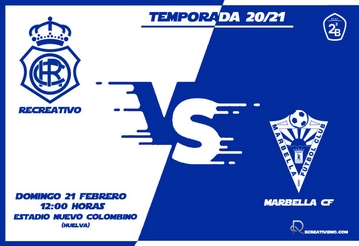 JORNADA 15ª 2ª DIVISION B GRUPO IV SUBGRUPO A TEMP.2020/2021 RECREATIVO DE HUELVA-MARBELLA FC (POST OFICIAL) 04727