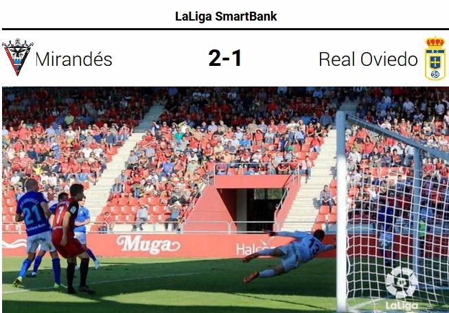 JORN.4 LIGA SMARTBANK TEMP.2019/2020 CD MIRANDÉS-R.OVIEDO (POST OFICIAL) 05294