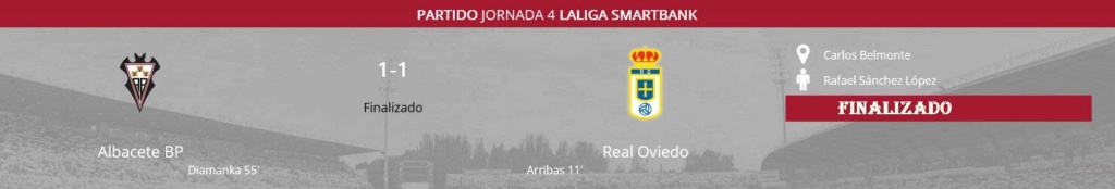 JORN.4 LIGA SMARTBANK 2020/2021ALBACETE BALOMPIE-REAL OVIEDO (POST OFICIAL) 05540