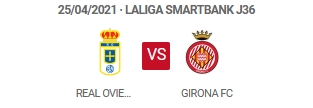 JORNADA 36ª LIGA SMARTBANK 2020/2021 REAL OVIEDO-GIRONA FC (POST OFICIAL) 05755