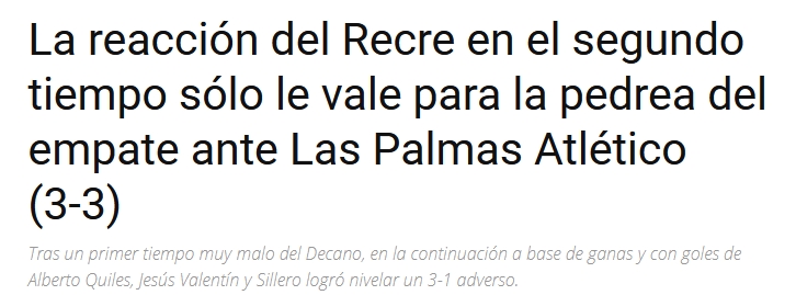 ASI VIERON LOS PERIODICOS EL LAS PALMAS ATCO.3-RECREATIVO DE HUELVA 3 08631