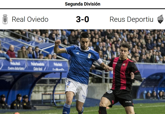 J.15 LIGA 123 TEMPORADA 2018/2019 R.OVIEDO-CF REUS D. (POST OFICIAL) 0890