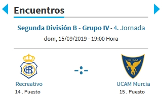 JORN.4 2ª DIV. B GR.IV TEMP.2019/2020 RECRE-UCAM MURCIA CF (POST OFICIAL) 11265