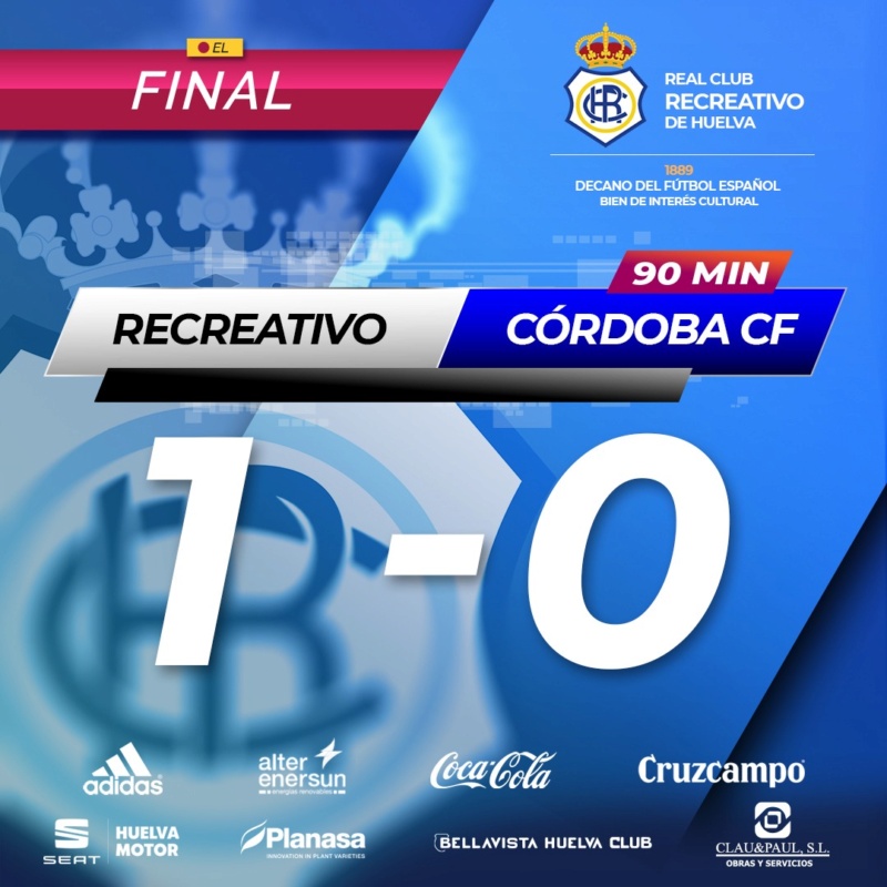 JORNADA 3 PRETEMPORADA 2021/2022 RECREATIVO 1-CORDOBA CF 0 114100