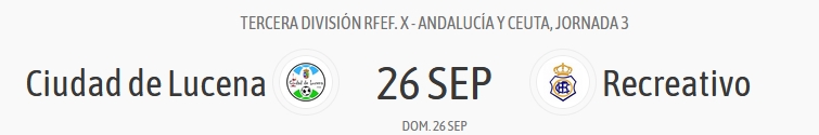 3ª RFEF GRUPO X TEMPORADA 2021/2022 JORNADA 3 CD CIUDAD DE LUCENA-RECREATIVO (POST OFICIAL) 11689