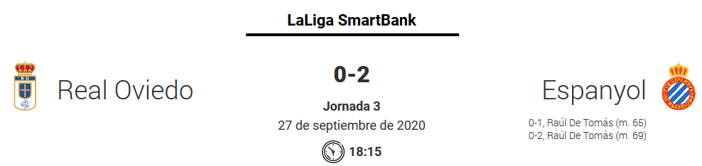 JORN.3 LIGA SMARTBANK 2020/2021 REAL OVIEDO-RCD ESPANYOL (POST OFICIAL) 1339