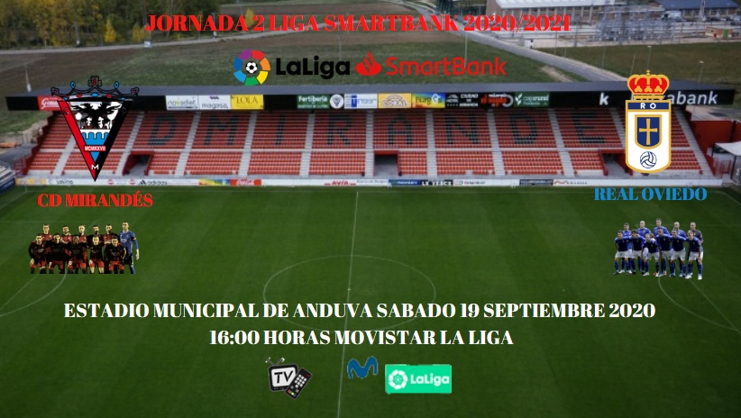 JORN.2 LIGA SMARTBANK 2020/2021CD MIRANDÉS-REAL OVIEDO (POST OFICIAL) 13406