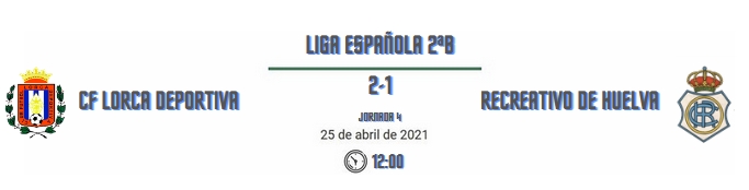 JORN.4 PLAY OFF DESCENSO 2ª DIVISION B TEMPORADA 2020/2021 CF LORCA DEPORTIVA-RECREATIVO DE HUELVA (POST OFICIAL) 14530