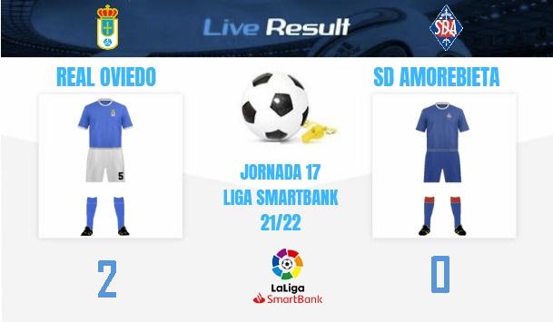 JORNADA 17 LIGA SAMARTBANK 2021/2022 REAL OVIEDO-SD AMOREBIETA (POST OFICIAL) 15620