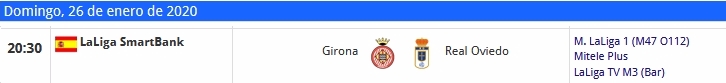 JORN.25ª LIGA SMARTBANK TEMP.2019/2020 GIRONA FC-REAL OVIEDO (POST OFICIAL) 16290