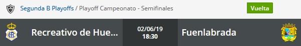 VUELTA PLAY OFF ASCENSO LIGA 123 TEMP.2018/2019 RECRE-CF FUENLABRADA (POST OFICIAL) 18134