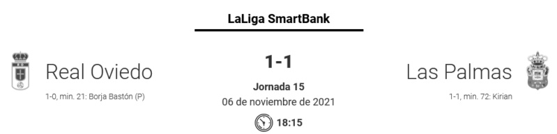 JORNADA 15 LIGA SAMARTBANK 2021/2022 REAL OVIEDO-UD LAS PALMAS (POST OFICIAL) 1863