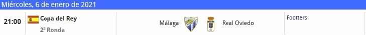 SEGUNDA RONDA COPA DEL REY 2020/2021 MALAGA CF-REAL OVIEDO (POST OFICIAL) 20297