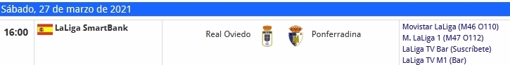 JORNADA 31ª LIGA SMARTBANK 2020/2021 REAL OVIEDO-SD PONFERRADINA (POST OFICIAL) 21320