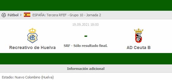 3ª RFEF GRUPO X TEMPORADA 2021/2022 JORNADA 2 RECREATIVO-AD CEUTA FC B (POST OFICIAL) 21377