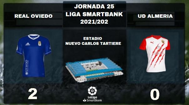 JORNADA 25 LIGA SAMARTBANK 2021/2022 REAL OVIEDO-UD ALMERIA (POST OFICIAL) 21459