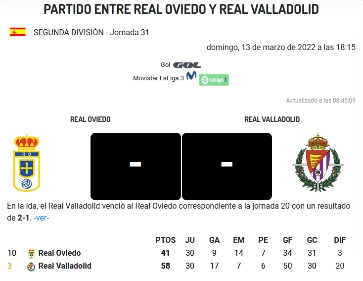 JORNADA 31 LIGA SAMARTBANK 2021/2022 REAL OVIEDO-REAL VALLADOLID CF (POST OFICIAL) 21481