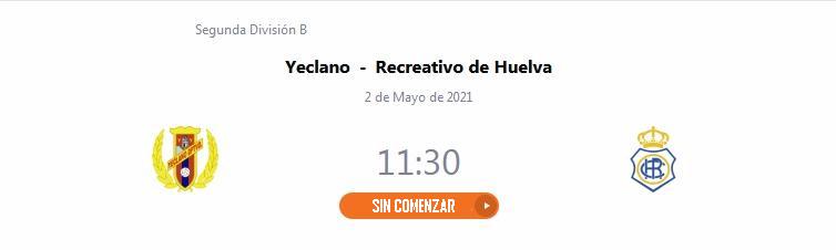 JORNADA 5 PLAY OFF DESCENSO 2ª DIVISION B TEMPORADA 2020/2021 YECLANO DEPORTIVO-RECREATIVO DE HUELVA (POST OFICIAL) 25267