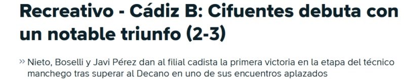 ASI VIERON LOS PERIODICOS EL RECREATIVO DE HUELVA 2-CADIZ CF B 3 29212