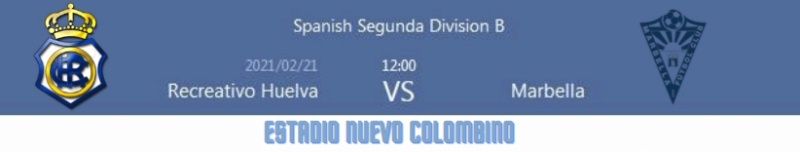 JORNADA 15ª 2ª DIVISION B GRUPO IV SUBGRUPO A TEMP.2020/2021 RECREATIVO DE HUELVA-MARBELLA FC (POST OFICIAL) 32191