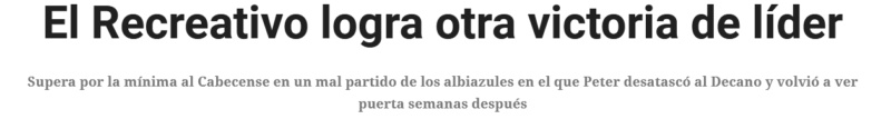 OPINION DE LA PRENSA DE LOS PARTIDOS DEL RECREATIVO TEMPORADA 2021/2022 - Página 2 3529