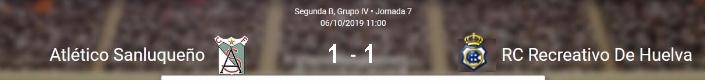 JORN.7 2ª DIV. B GR.IV TEMP.2019/2020 AT.SANLUQUEÑO CF-RECRE (POST OFICIAL) 3684