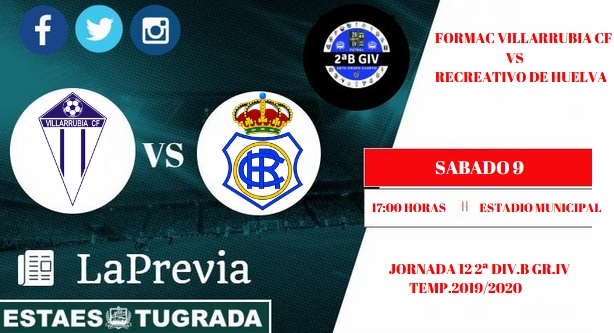 JORN.12 2ª DIV. B GR.IV TEMP.2019/2020 FORMAC VILLARRUBIA CF-RECRE (POST OFICIAL) 3788