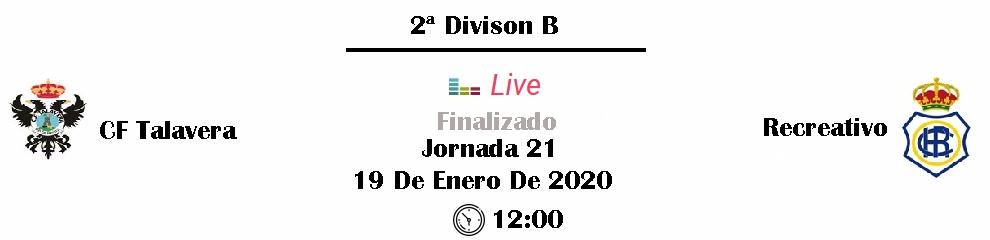 JORN.21ª 2ª DIV. B GR.IV TEMP.2019/2020 CF TALAVERA-RECREATIVO (POST OFICIAL) 39111