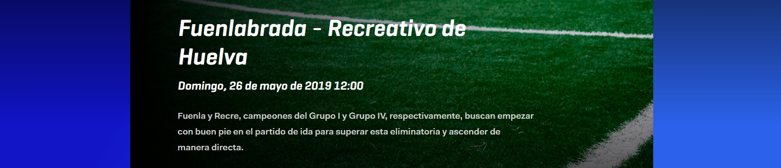IDA PLAY OFF ASCENSO LIGA 123 TEMP.2018/2019 CF FUENLABRADA-RECRE (POST OFICIAL) 5131