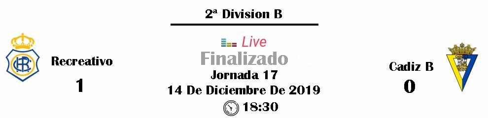 JORN.17ª 2ª DIV. B GR.IV TEMP.2019/2020 RECREATIVO-CADIZ CF B (POST OFICIAL) 5464