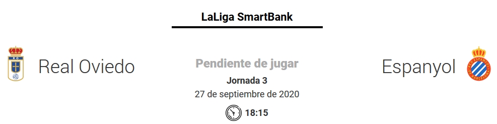 JORN.3 LIGA SMARTBANK 2020/2021 REAL OVIEDO-RCD ESPANYOL (POST OFICIAL) Capt3725