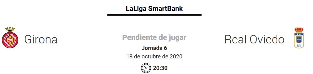 JORN. 6 LIGA SMARTBANK 2020/2021 GIRONA FC-REAL OVIEDO POST OFICIAL) Capt3823